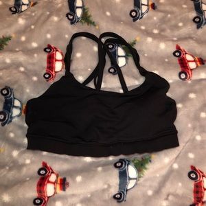 Black Lululemon energy bra